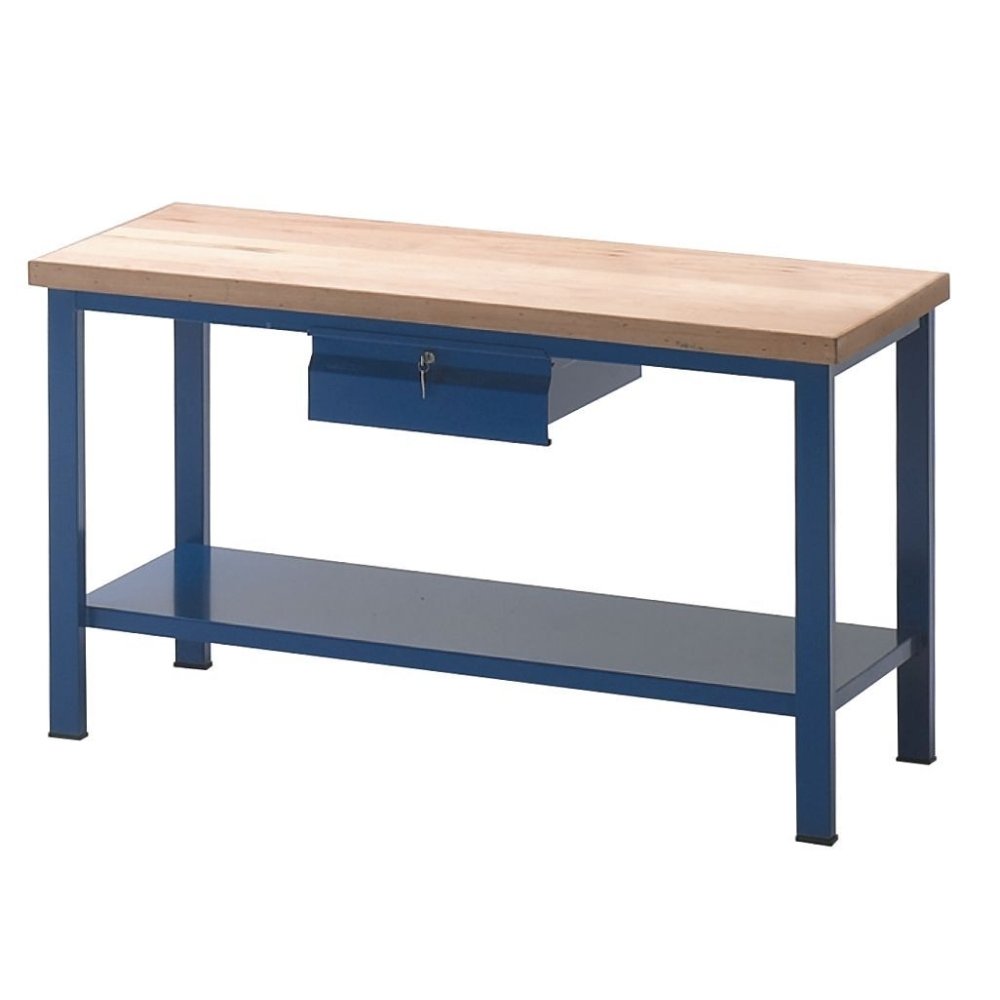 BANCO DA LAVORO CON PIANO IN LEGNO ARMECO ART.217 – 150X70X88H